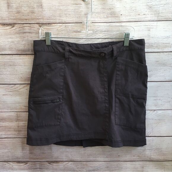 ATHLETA WRAP SKORT IN BROWN‎ - Picture 1 of 6